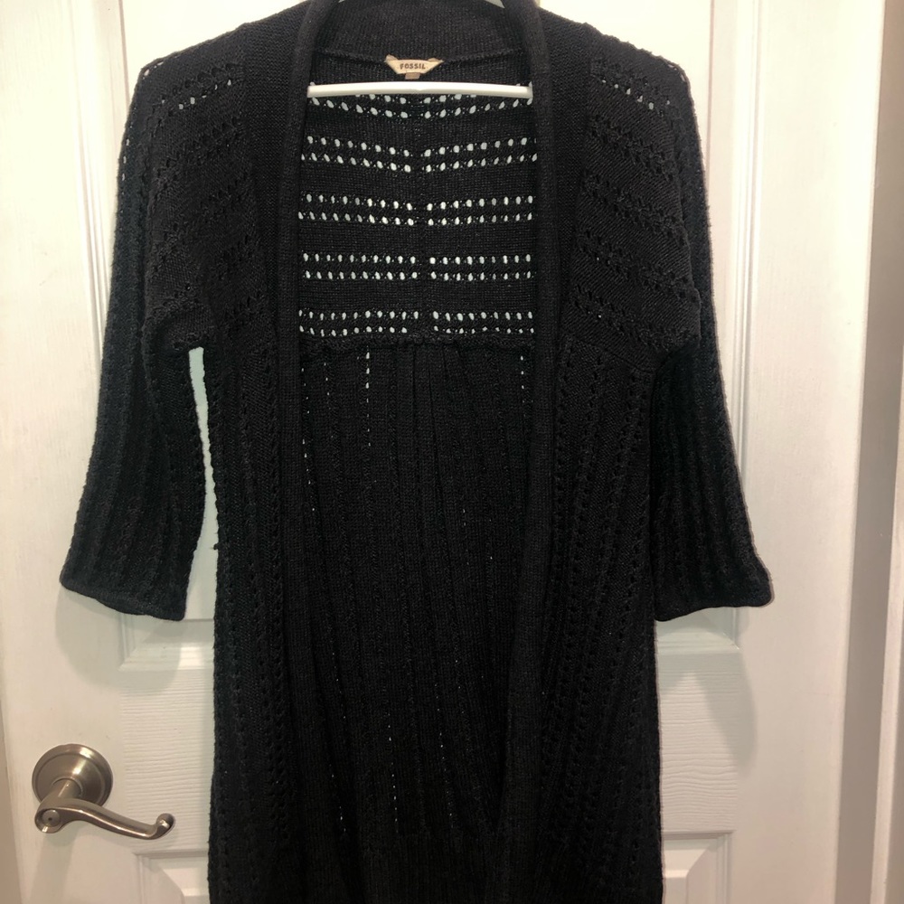Fossil knit long sweater